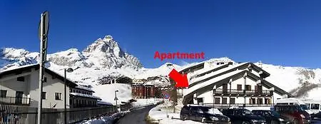 Cervinia Near Funicular With Private Garage Apartman