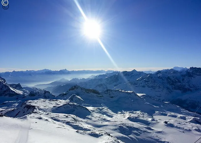 Cervinia Near Funicular With Private Garage Apartament *